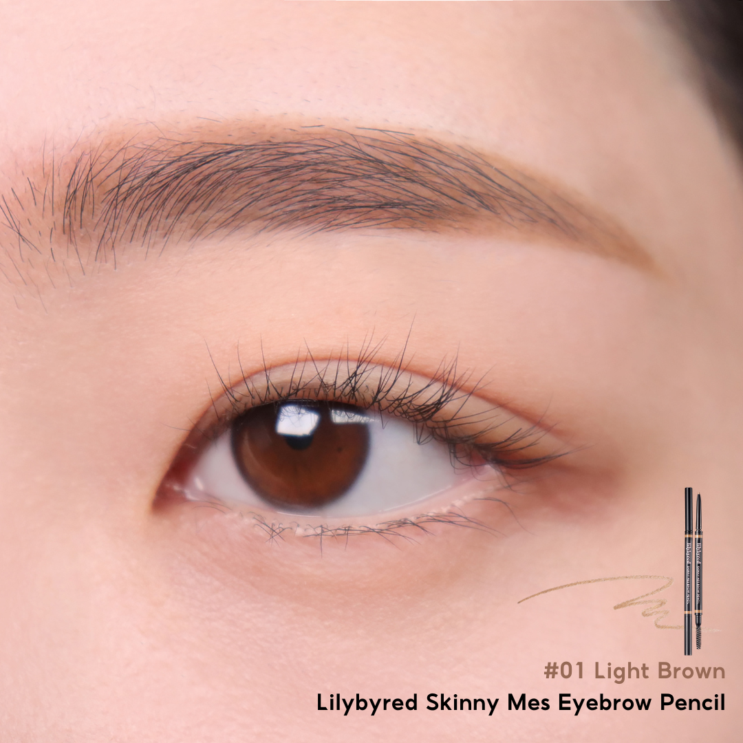 Bút Chì Kẻ Lông Mày Siêu Mảnh Lilybyred Skinny Mes Eyebrow Pencil 0.08g