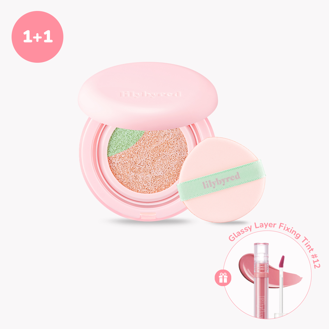 Phấn Nước Nâng Tông Thuần Chay Lilybyred Dual Light Tone Up Cushion 12g