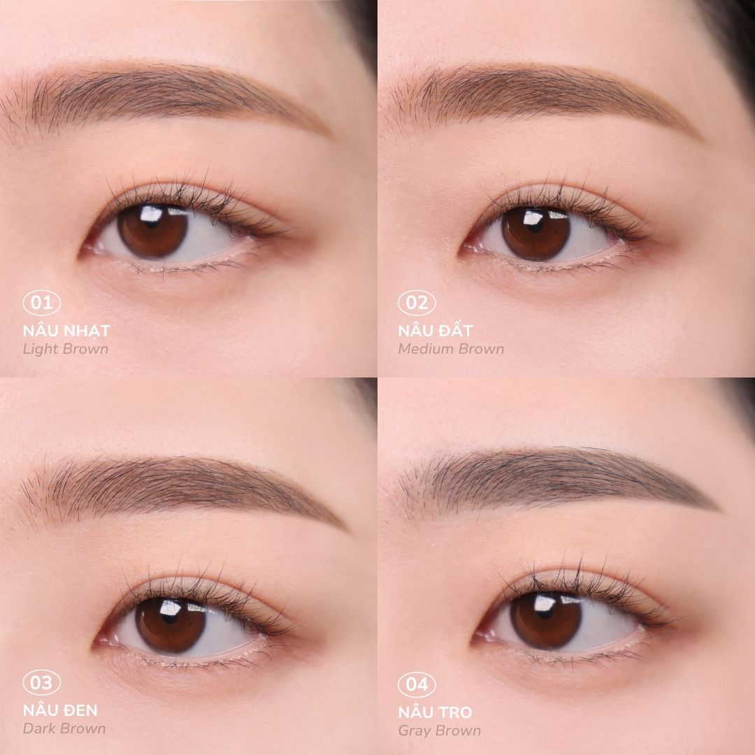 Bút Chì Kẻ Lông Mày Siêu Mảnh Lilybyred Skinny Mes Eyebrow Pencil 0.08g