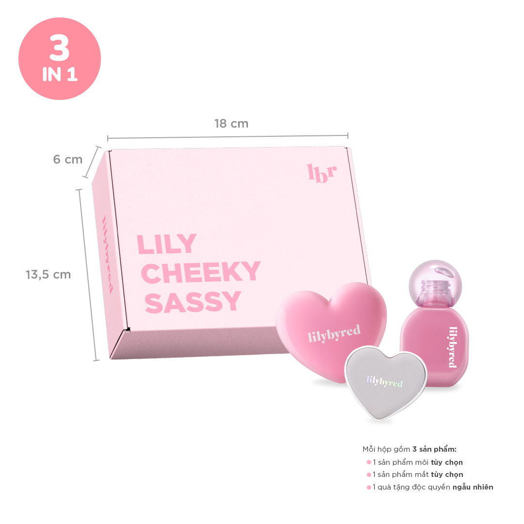 Lucky Box Lilybyred – Hộp Quà Makeup May Mắn Mua 1 Nhận 3