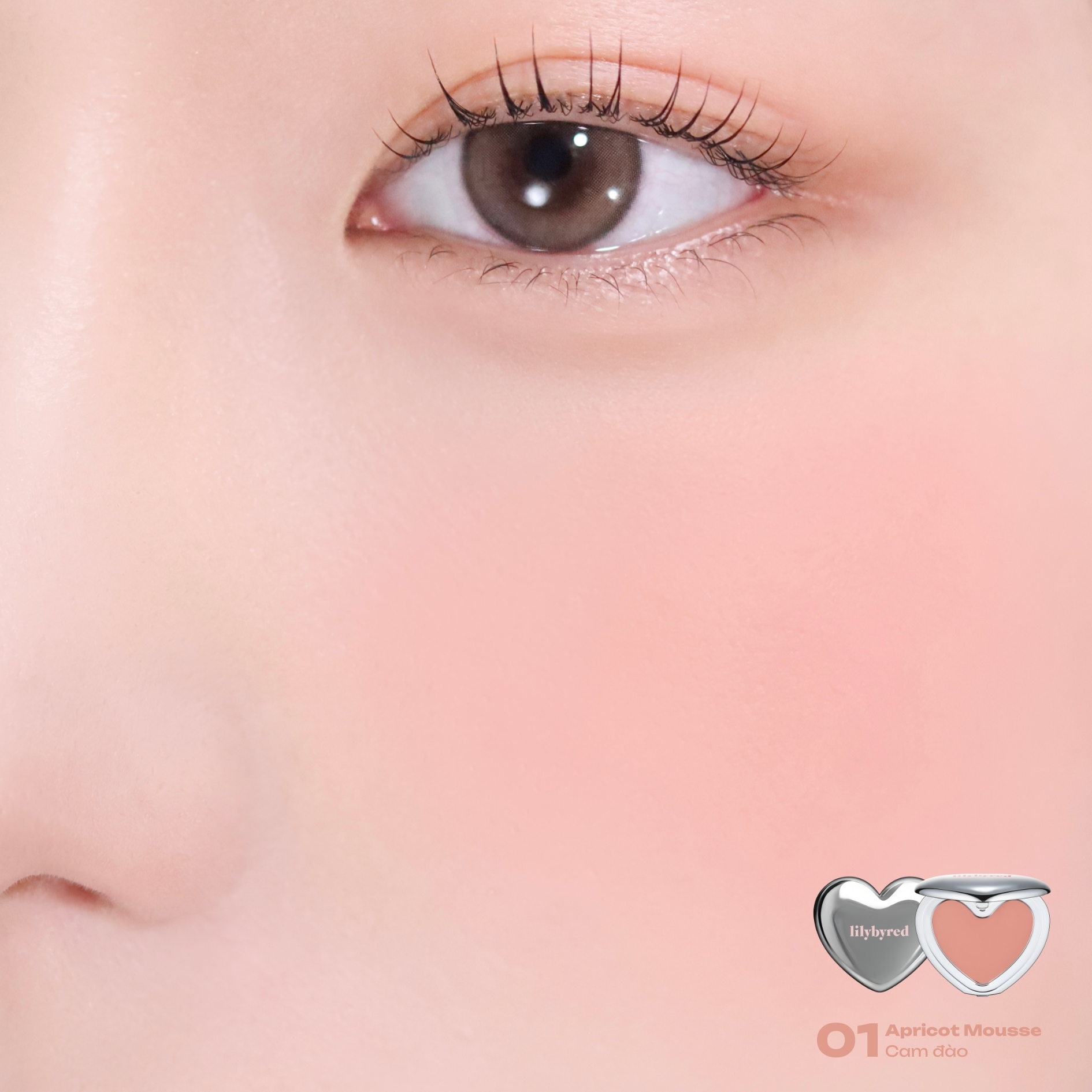 Má Kem Bùn Lilybyred Luv Beam Cheek Mousse 3.8g