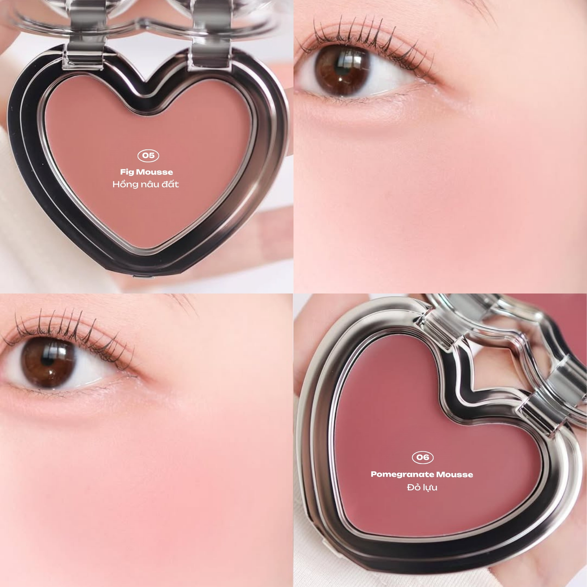 Má Kem Bùn Lilybyred Luv Beam Cheek Mousse 3.8g