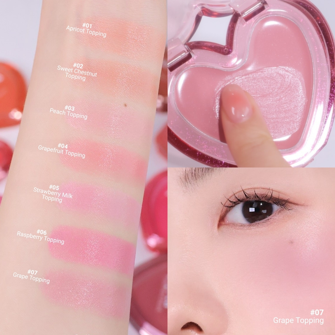 Má Kem Xốp Hạt Nhũ Bắt Sáng Lilybyred Luv Beam Sherbet Cheek 3.5g