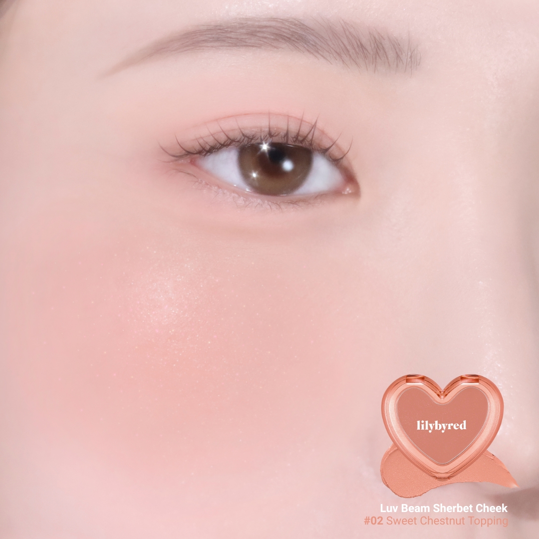 Má Kem Xốp Hạt Nhũ Bắt Sáng Lilybyred Luv Beam Sherbet Cheek 3.5g