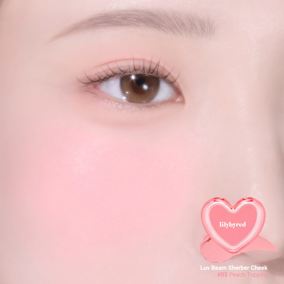Má Kem Xốp Hạt Nhũ Bắt Sáng Lilybyred Luv Beam Sherbet Cheek 3.5g