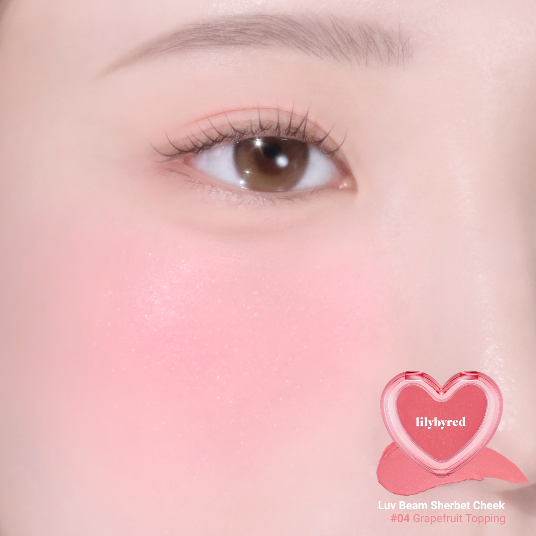 Má Kem Xốp Hạt Nhũ Bắt Sáng Lilybyred Luv Beam Sherbet Cheek 3.5g