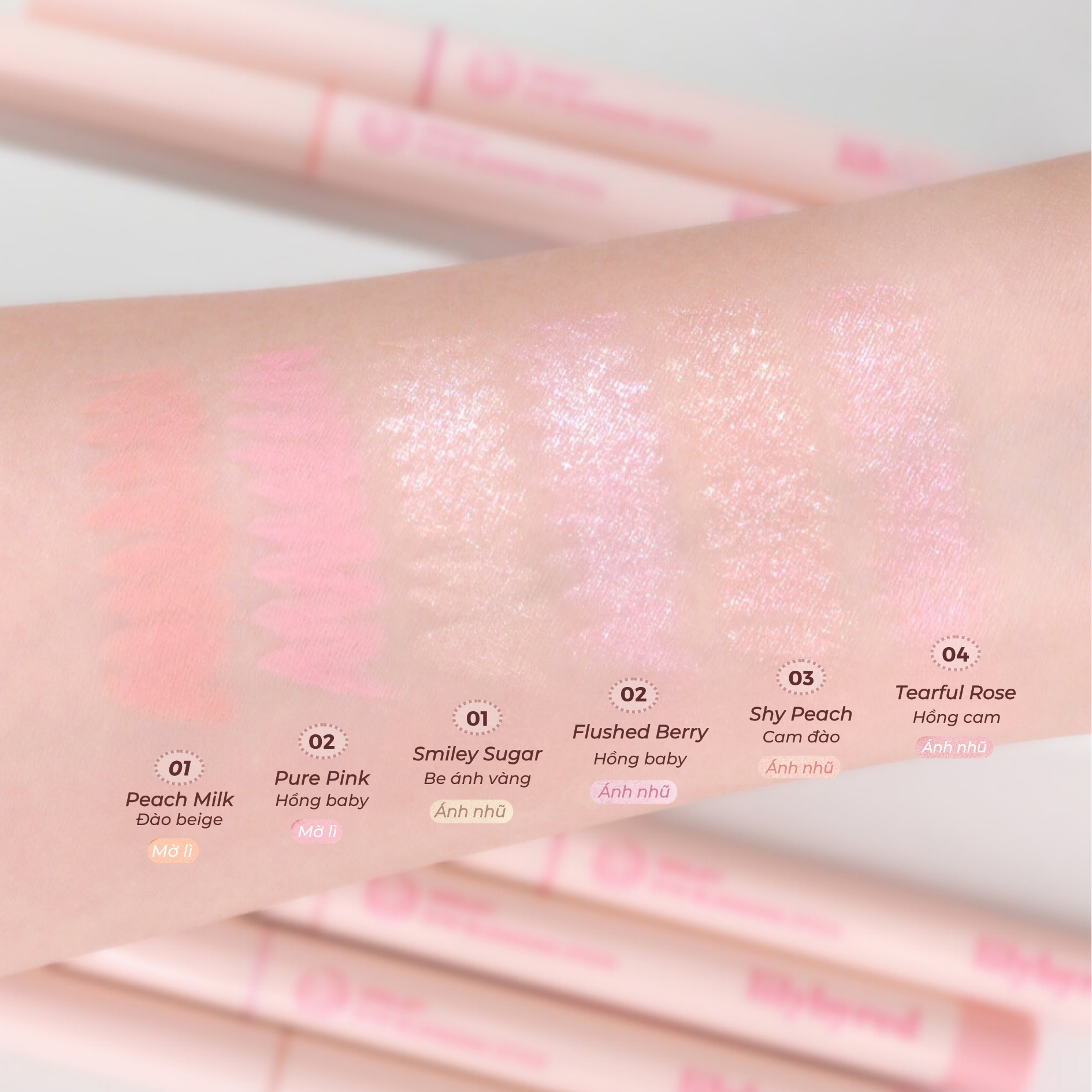 Sáp Kẻ Bọng Mắt Lilybyred Smiley Eye Blending Stick 0.22g