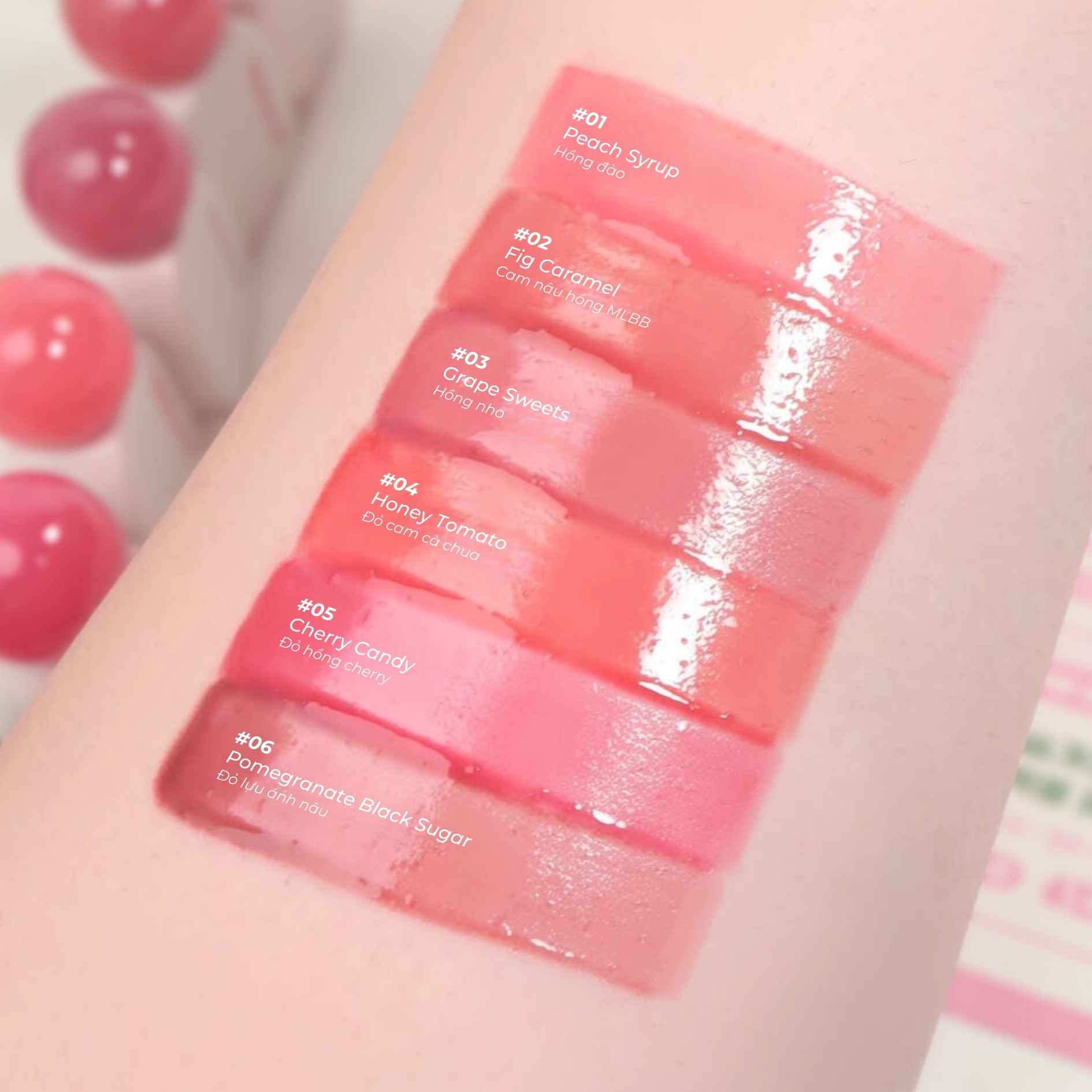 (Full Size) Son Siro Bóng Lilybyred Sugar Wrapping Tint Gloss 6g
